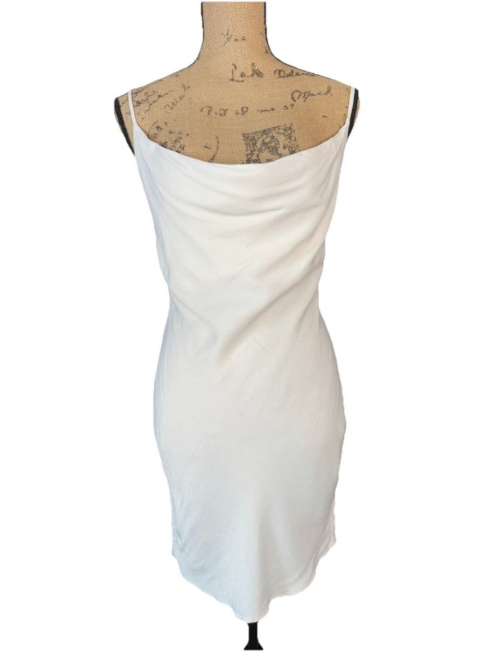 BERKSHA Ivory Dress MEDIUM Sexy Cocktail Party Feminine Date Night Bride Wedding - Picture 3 of 10